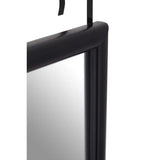 Mize Black Plastic Frame Over Door Mirror