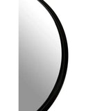 Cindy Medium Matte Black Finish Wall Mirror