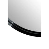 Cindy Medium Matte Black Finish Wall Mirror