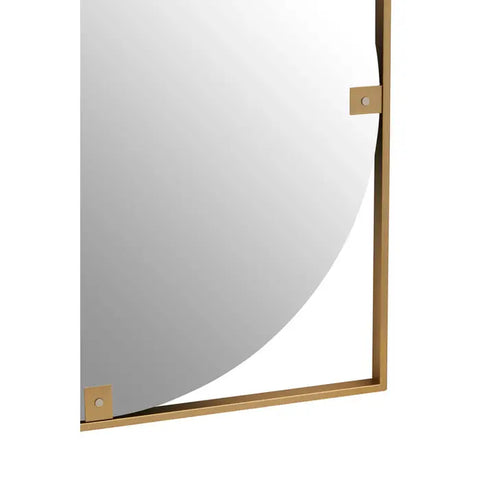 Matera Gold Square Wall Mirror