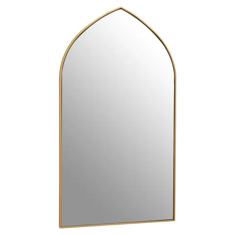 Matera Gold Arched Wall Mirror