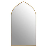 Matera Gold Arched Wall Mirror