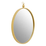 Avento Gold Mirror With Circular Hook