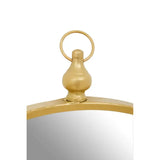 Avento Gold Mirror With Circular Hook