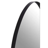 Cora Wall Mirror With Black Finish Frame