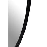 Cora Wall Mirror With Black Finish Frame