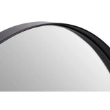 Cora Wall Mirror With Black Finish Frame