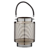 Raya Large Nickel Stripe Lantern