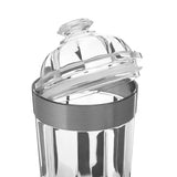 Medium Silver Acrylic Storage Jar