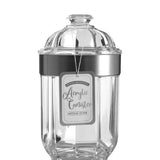 Medium Silver Acrylic Storage Jar