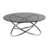 Cassy Smoke Glass Top Coffee Table