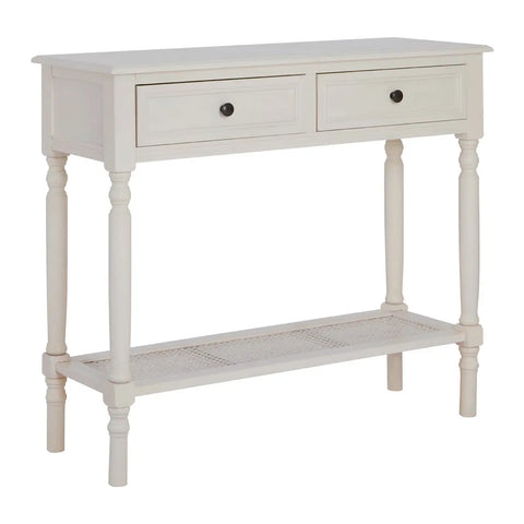 Heritage White Console Table