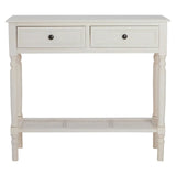 Heritage White Console Table