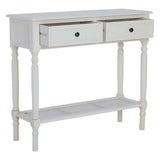 Heritage White Console Table