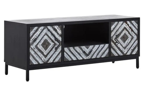 Lombok Black Frame Media Unit