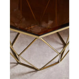 Allure Brushed Bronze Tapered Coffee Table