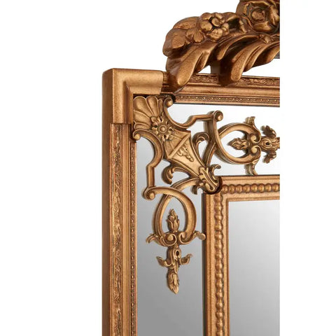 Deymonte Bevelled Wall Mirror with Gold Finish