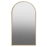 Trento Large Gold Finish Metal Wall Mirror