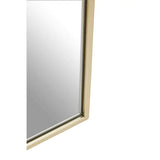 Trento Large Gold Finish Metal Wall Mirror