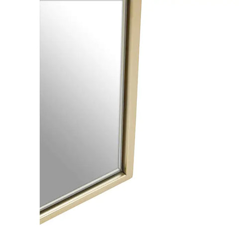 Trento Large Gold Finish Metal Wall Mirror