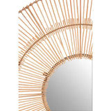 Batu Natural Rattan Wall Mirror.