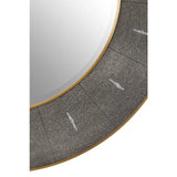 Deruta Grey Shagreen Wall Mirror