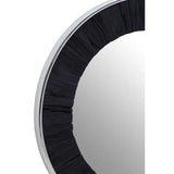 Kerala Black Round Mirror