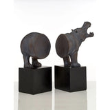 Boho Hippo Bookends