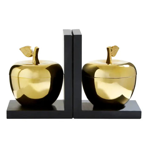 Kinsley Set of 2 Apple Bookends