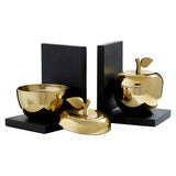 Kinsley Set of 2 Apple Bookends