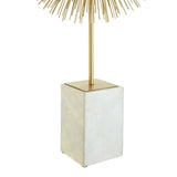 Mirano Gold Finish Starburst Sculpture