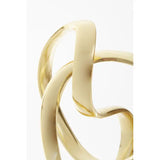 Mirano Gold Finish Knot Sculpture