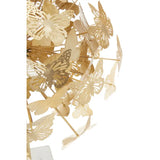 Mirano Gold Finish Butterfly Sculpture