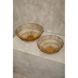 Enzo Set Of Two Gold Wire Bowls