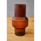 Benka Small Brown Glass Vase