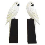 Boho Set Of Two Parrot Bookends