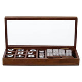 Churchill Games Brown Sheesham Wood Multi Game Set