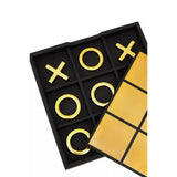 Churchill Games Black And Gold Noughts and Crosses