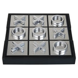 Churchill Games Black and Silver Noughts And Crosses