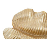 Prato Gold Finish Aluminium Leaf Dish