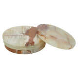 Oleena Set Of Four Onyx Coasters