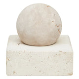 Tibor Travertine Sculpture