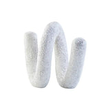 Dunas Small Textured White Loop Sculpture