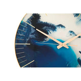 Celina Blue Abstract Wall Clock