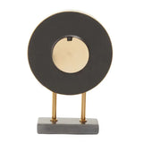 Mateo Black Marble Base Clock