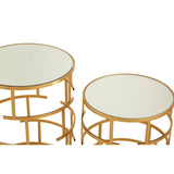 Avantis Set Of 2 Maze Design Side Tables