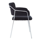 Tamzin Black Velvet Dining Chair