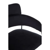 Tamzin Black Velvet Dining Chair