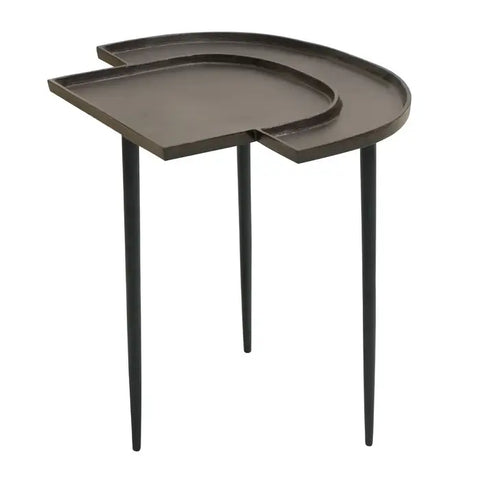 Simbolo Bronze Top Side Table