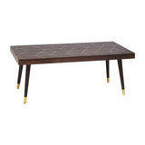 Naro Mango Wood And Gold Finishing Coffee Table